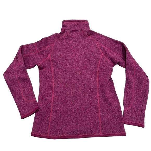 PATAGONIA Women's Better Sweater 1/4-Zip Mock Purple Size S - Picture 4 of 5